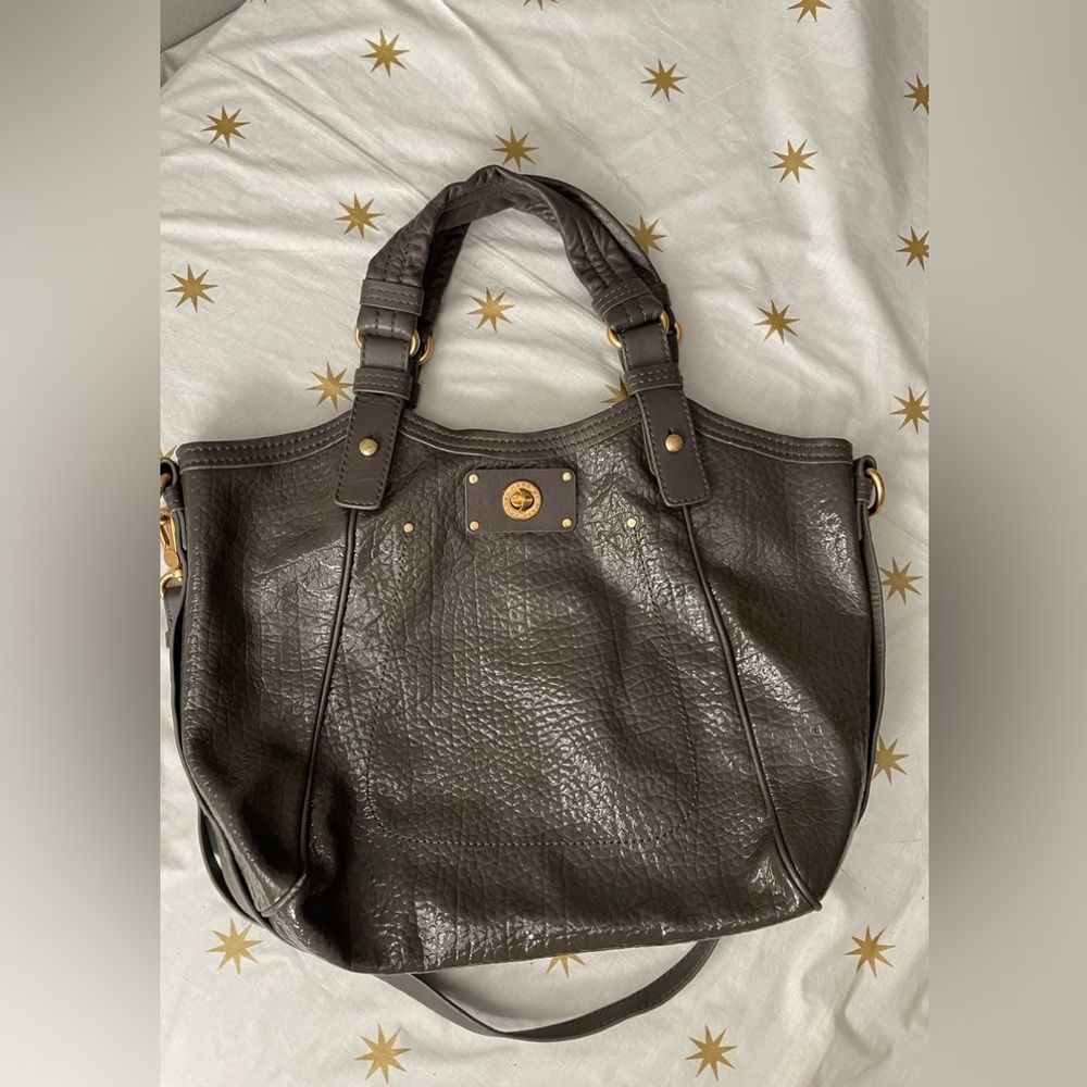 Marc By Marc Jacobs Patent Leather  Satchel Crossbody Handbag Purse - Picture 2 of 13